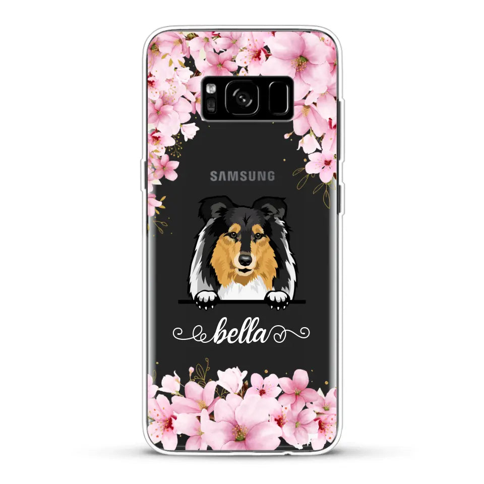 Flower dogs - Personalised Phone Case