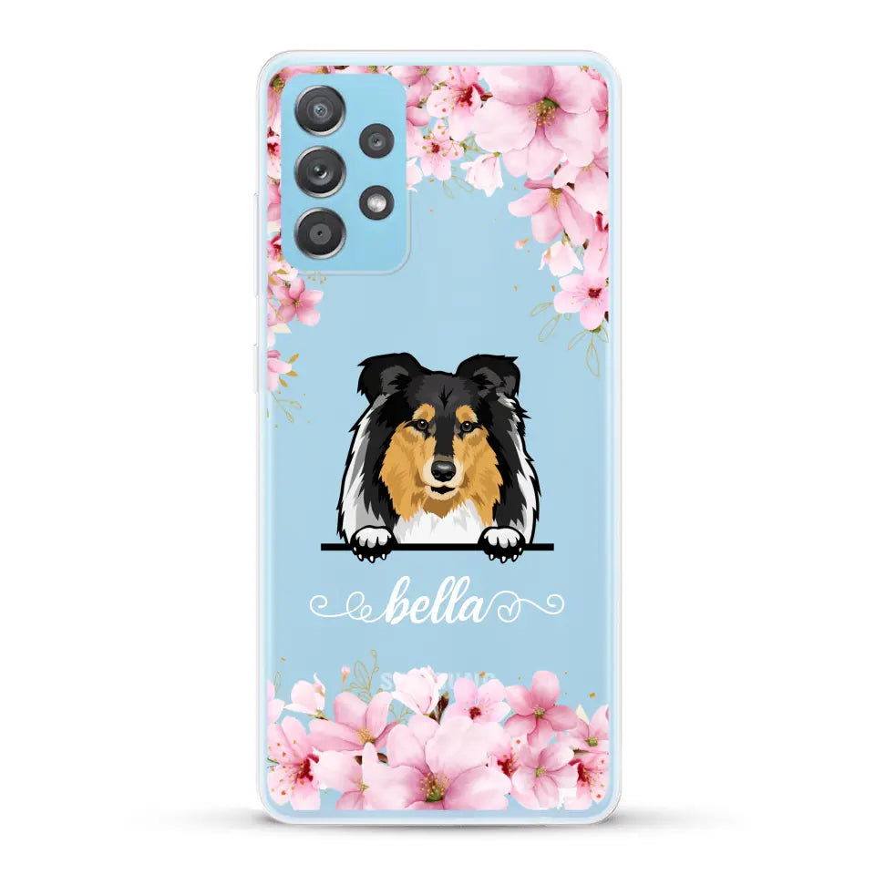 Flower dogs - Personalised Phone Case