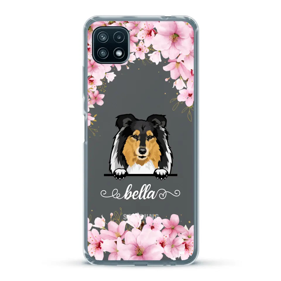 Flower dogs - Personalised Phone Case