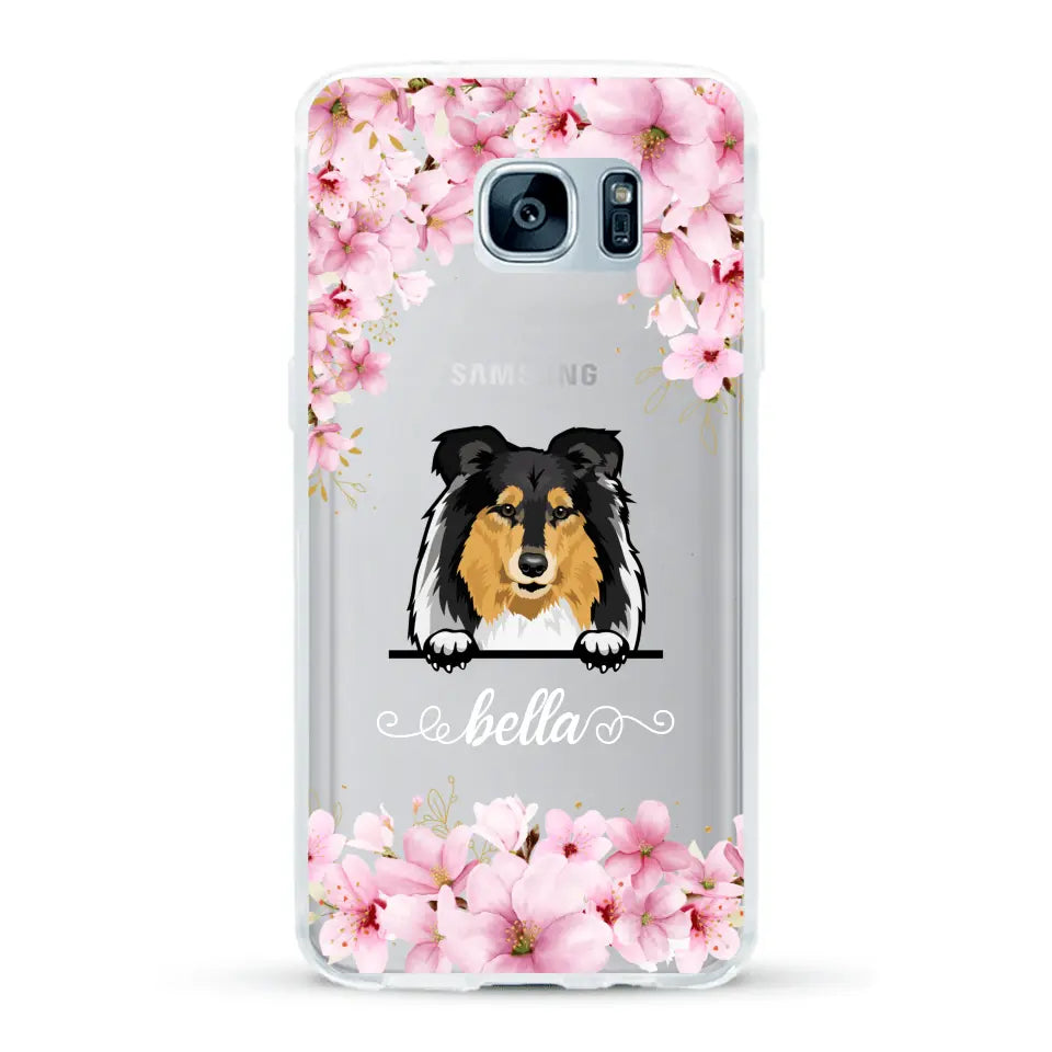 Flower dogs - Personalised Phone Case