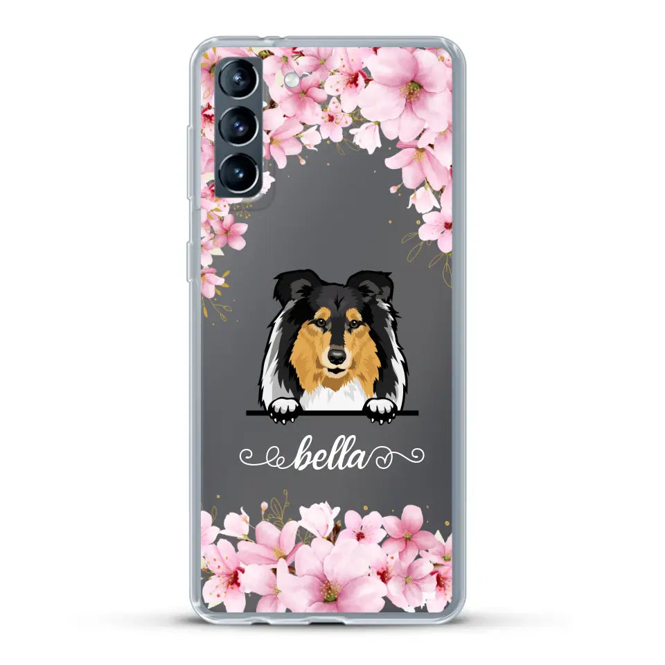 Flower dogs - Personalised Phone Case