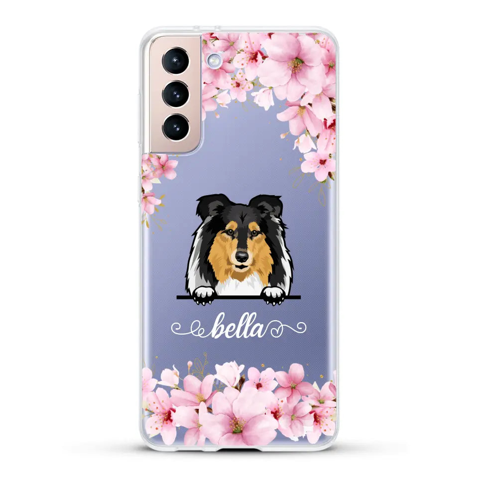 Flower dogs - Personalised Phone Case