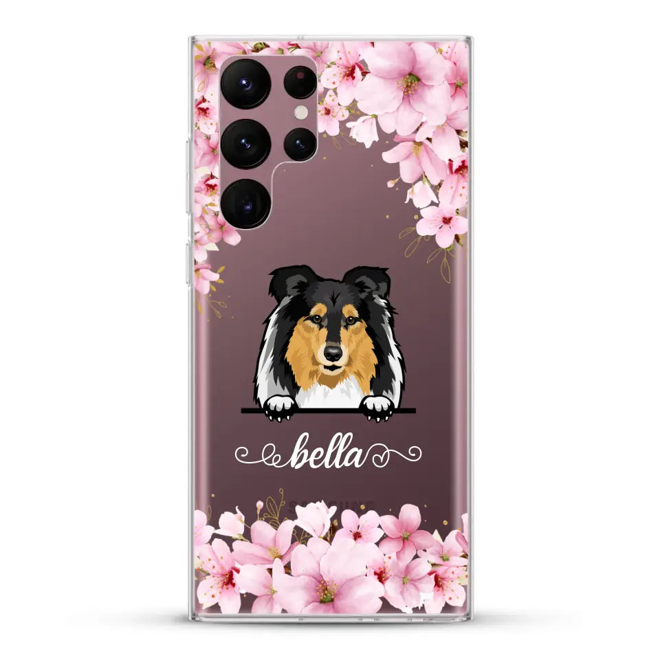 Flower dogs - Personalised Phone Case