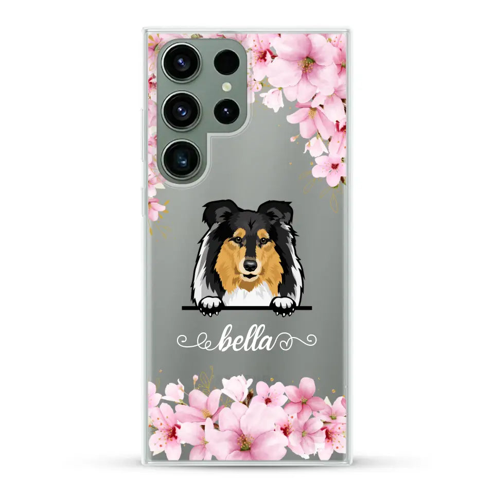 Flower dogs - Personalised Phone Case