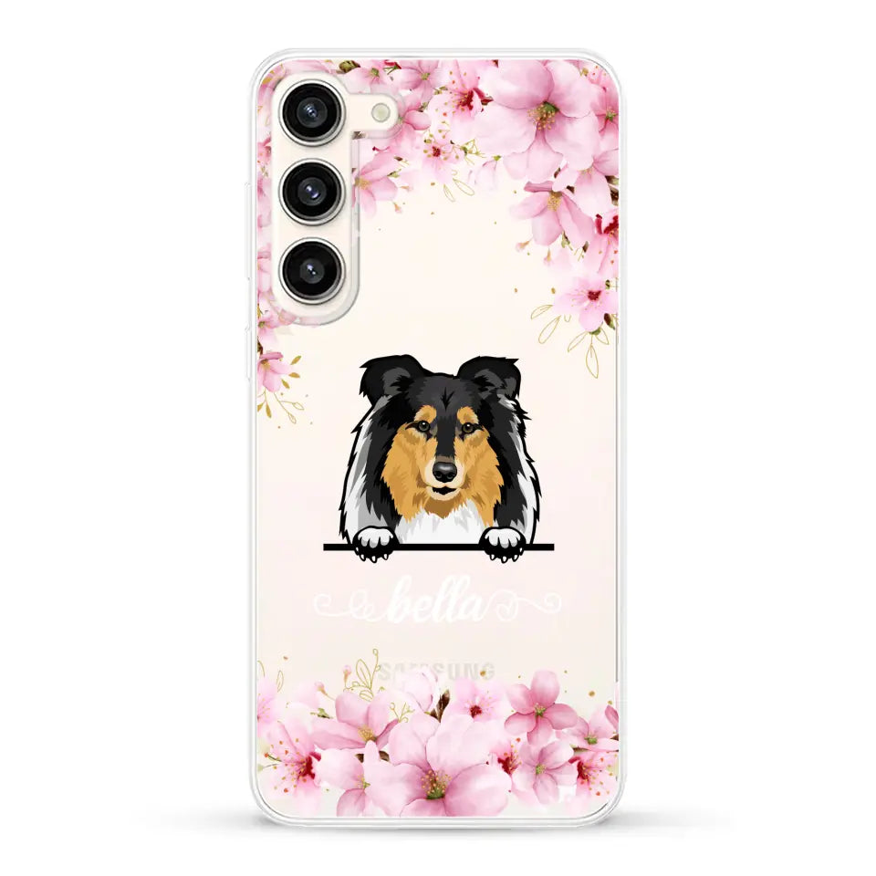 Flower dogs - Personalised Phone Case