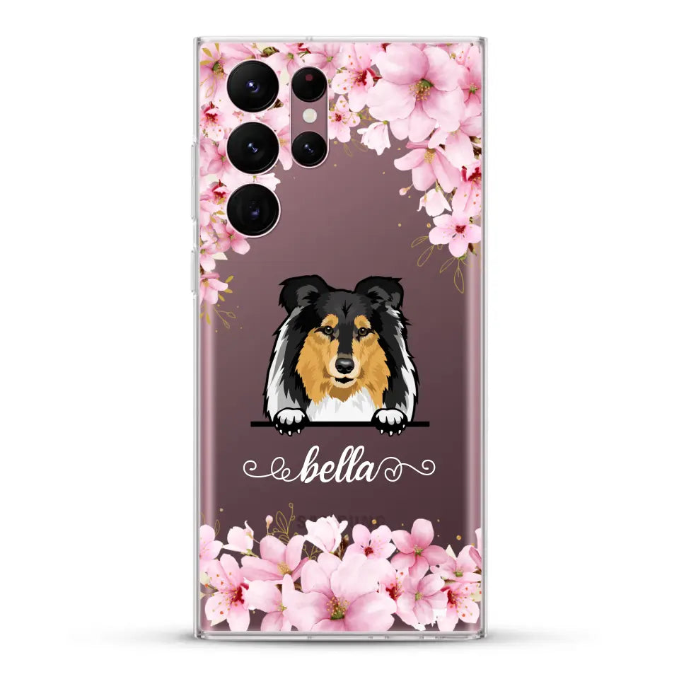 Flower dogs - Personalised Phone Case