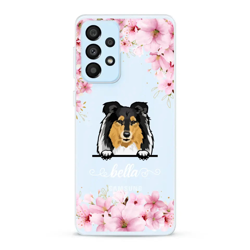 Flower dogs - Personalised Phone Case