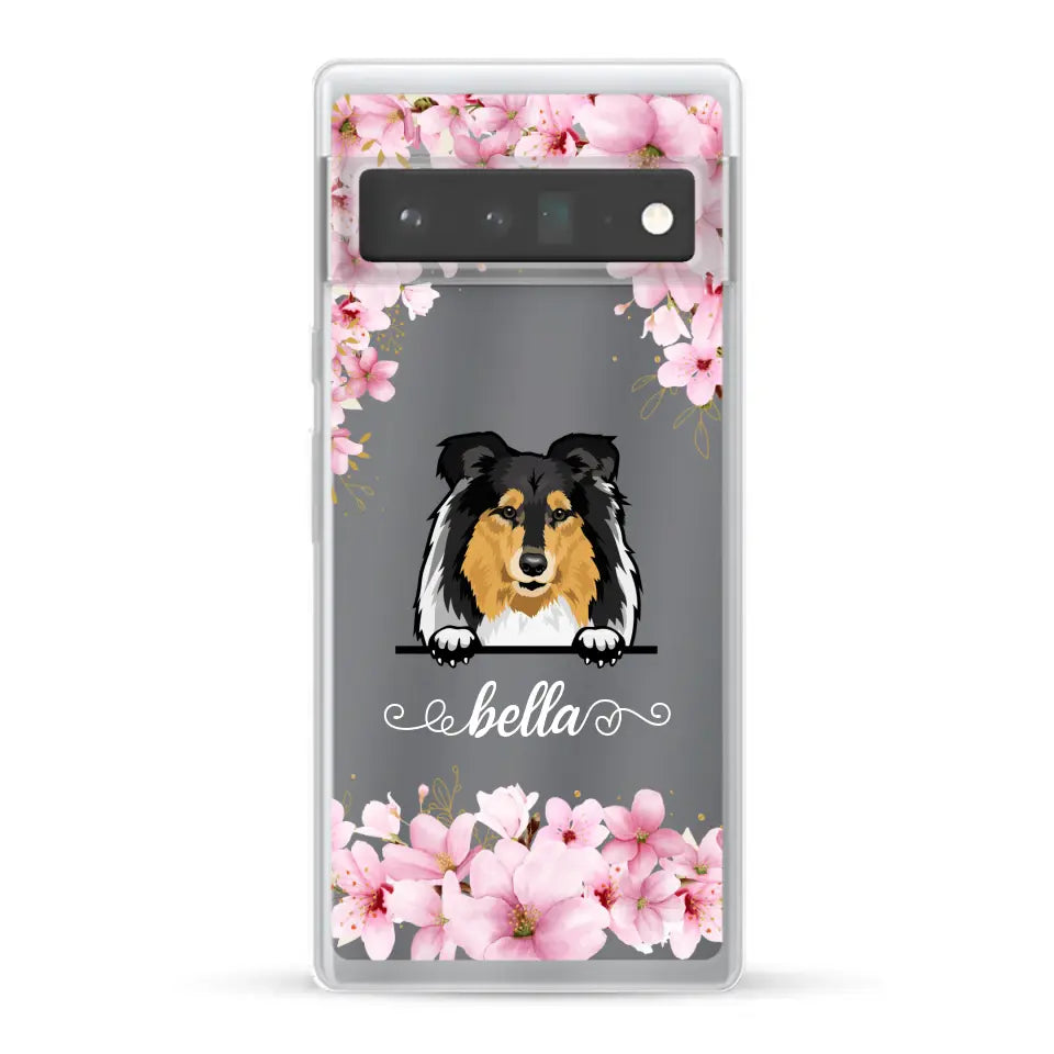 Flower dogs - Personalised Phone Case