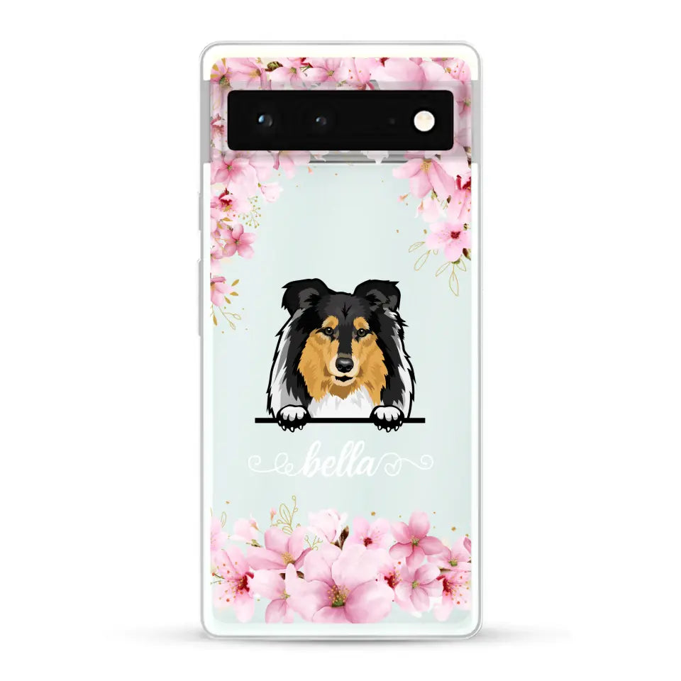 Flower dogs - Personalised Phone Case