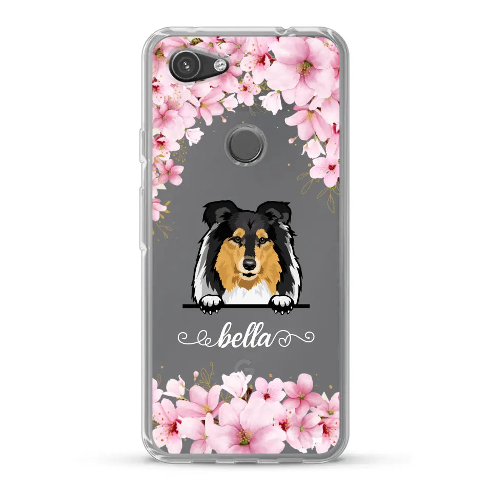 Flower dogs - Personalised Phone Case