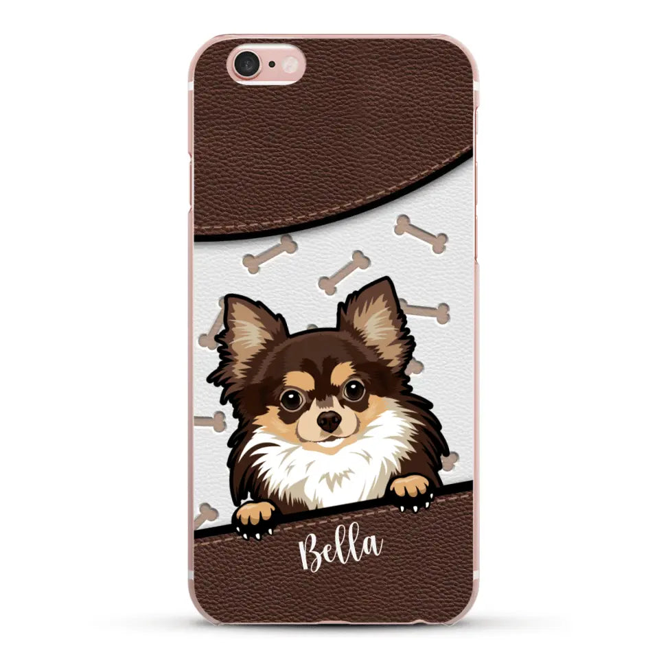 Pet leather look - Personalised Phone Case