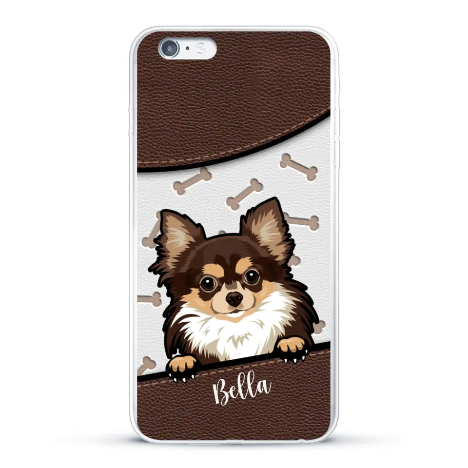 Pet leather look - Personalised Phone Case