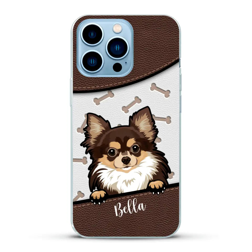 Pet leather look - Personalised Phone Case