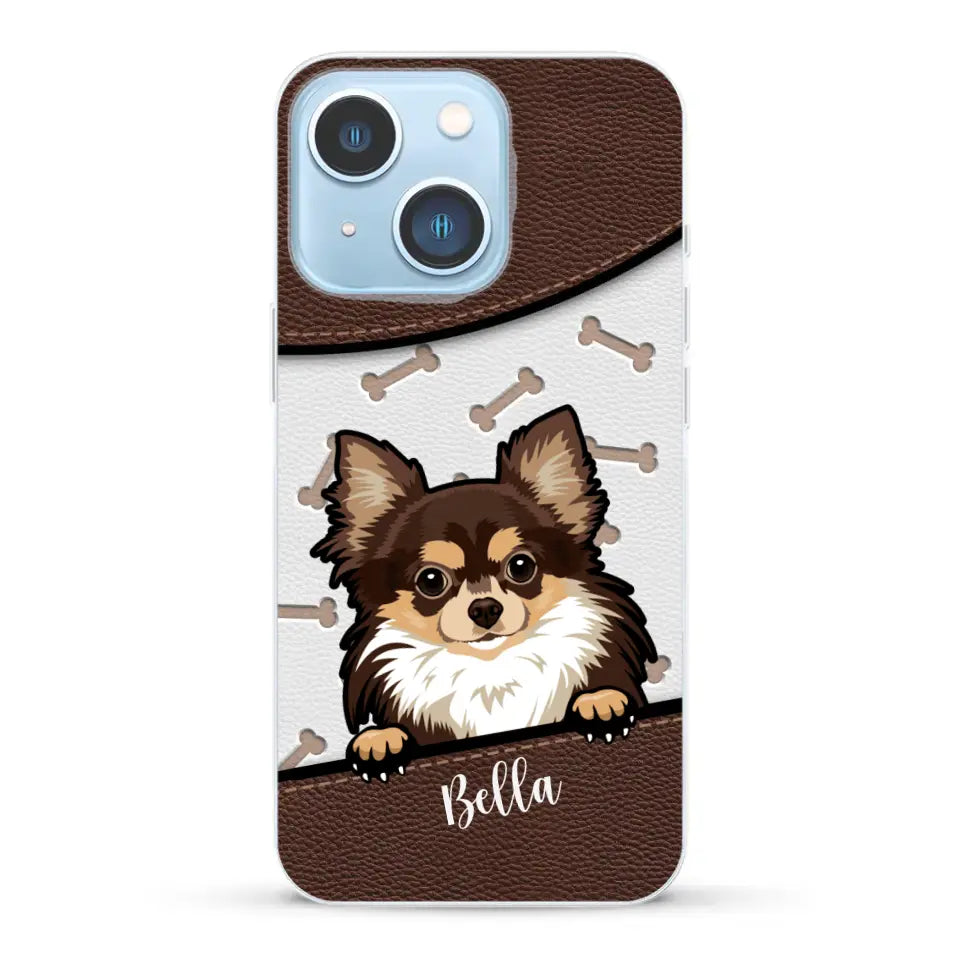 Pet leather look - Personalised Phone Case