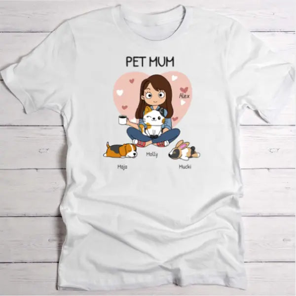 Pet parent - Personalised T-Shirt (Comic Style)