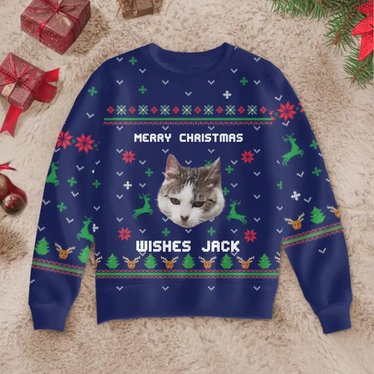 Your photo - Personalised Ugly Christmas Sweater