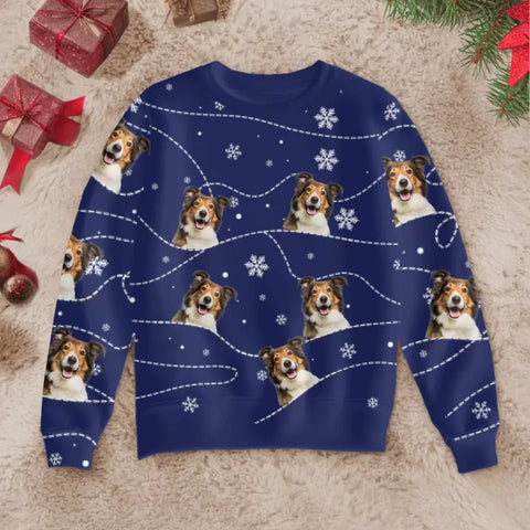 Christmassy mountains - Personalised Ugly Christmas Sweater - Featured Image