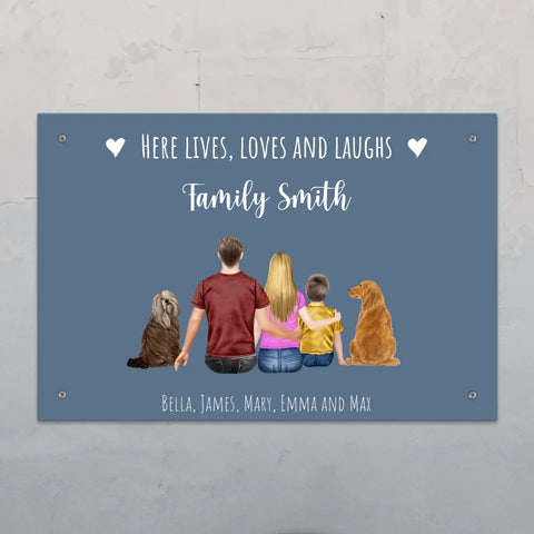 Family - Personalised Door Sign - Featured Image