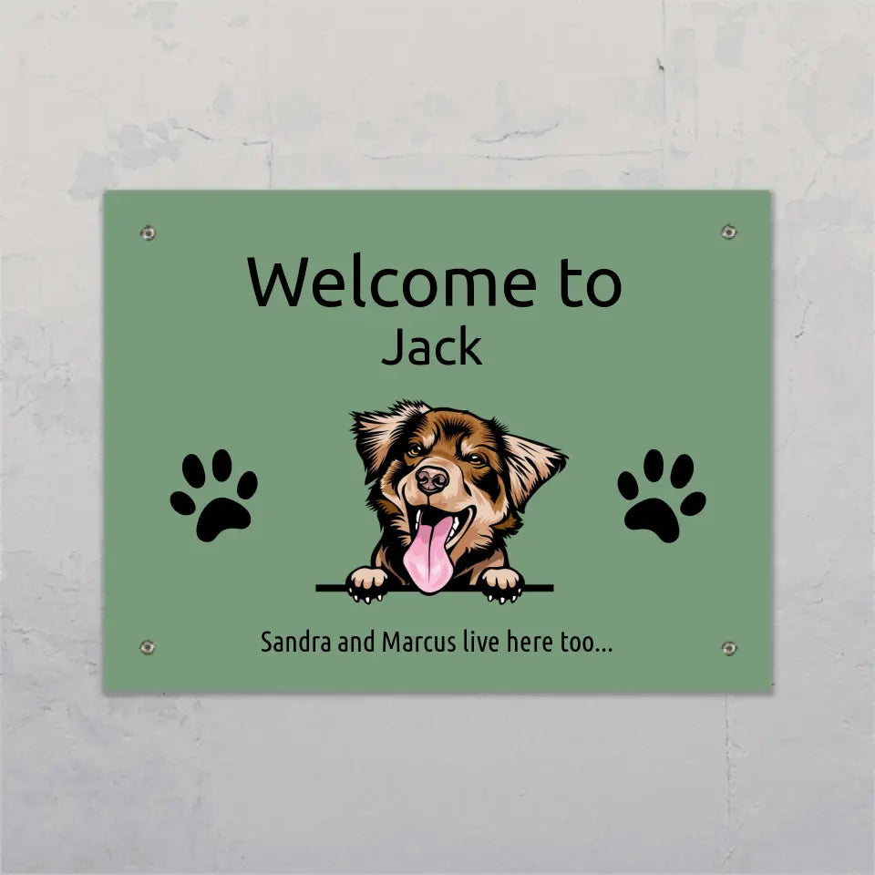 Welcome to - Personalised Door Sign