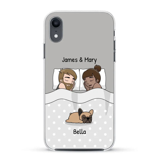 Cuddles with pets - Personalised Phone Case