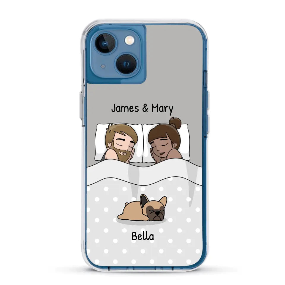 Cuddles with pets - Personalised Phone Case