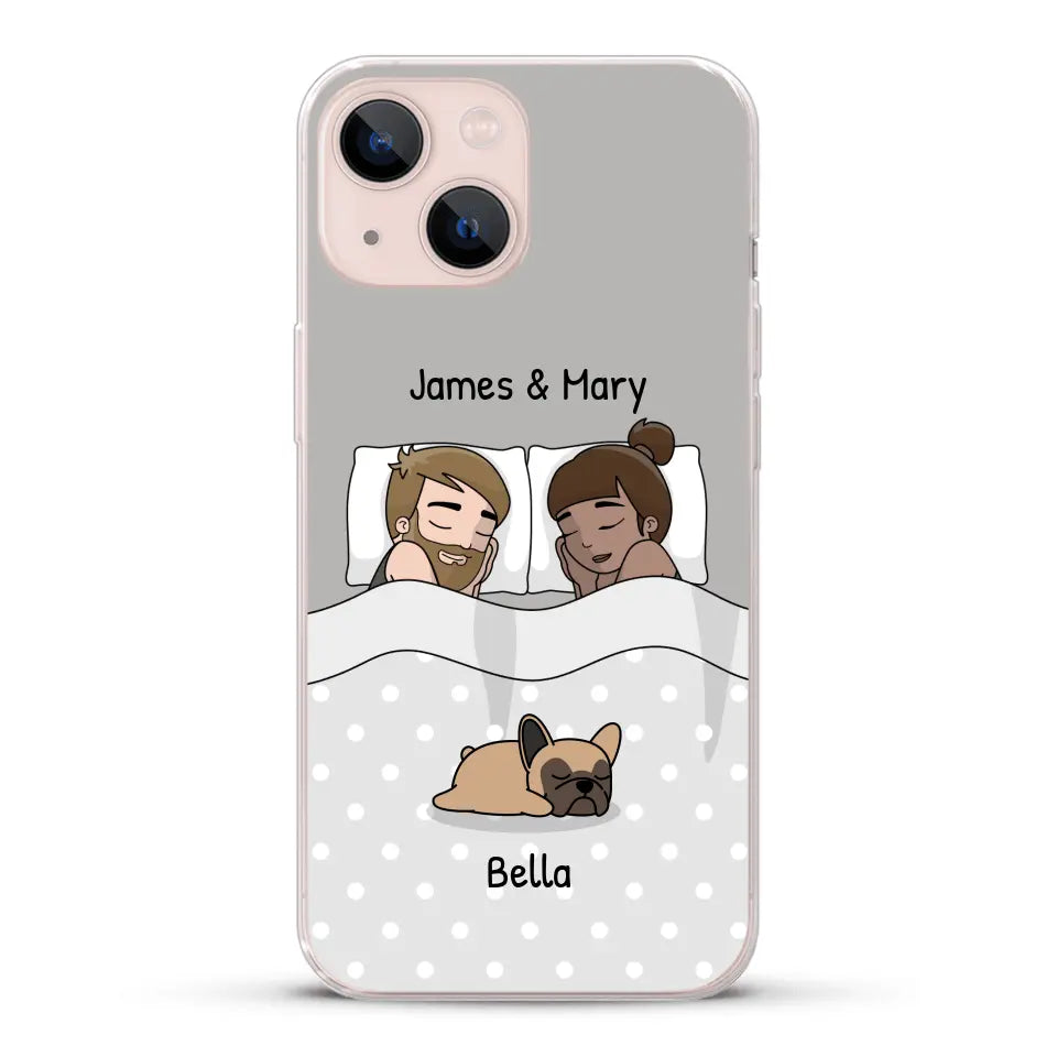 Cuddles with pets - Personalised Phone Case