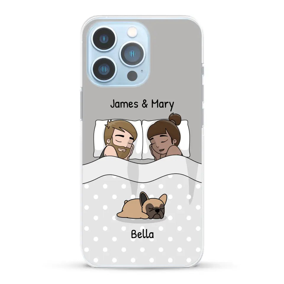 Cuddles with pets - Personalised Phone Case