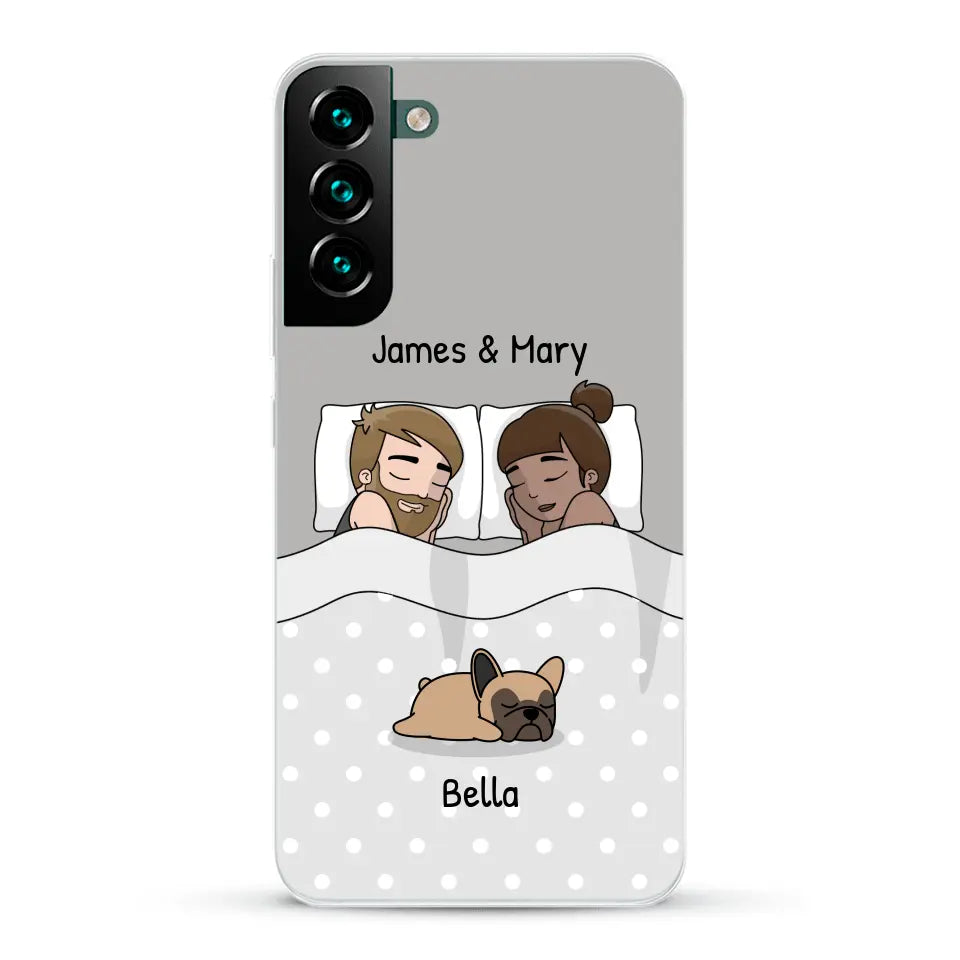 Cuddles with pets - Personalised Phone Case