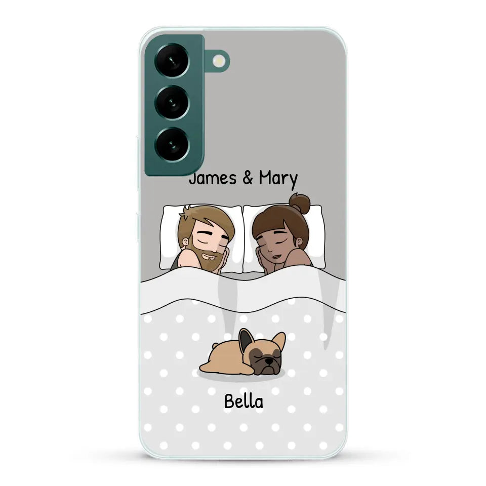 Cuddles with pets - Personalised Phone Case