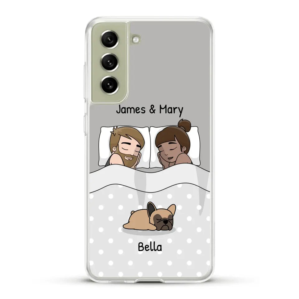 Cuddles with pets - Personalised Phone Case