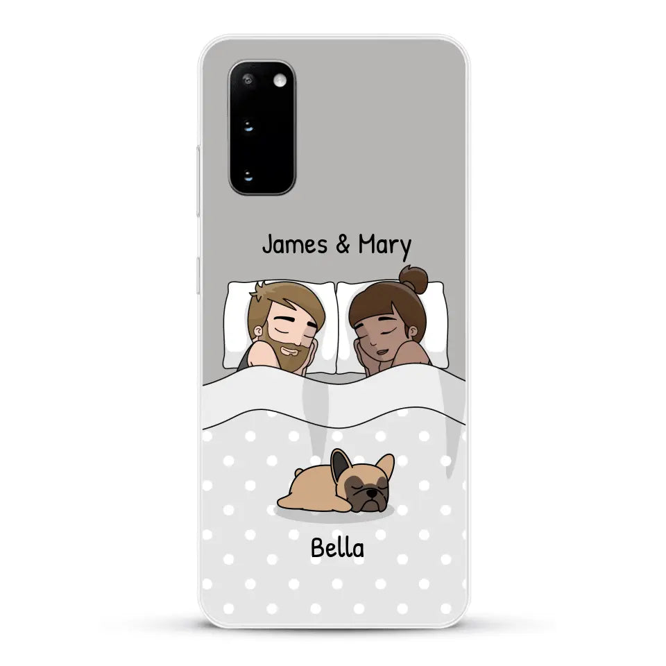 Cuddles with pets - Personalised Phone Case