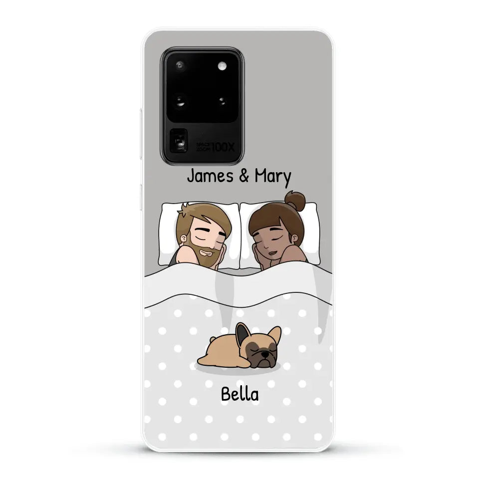 Cuddles with pets - Personalised Phone Case