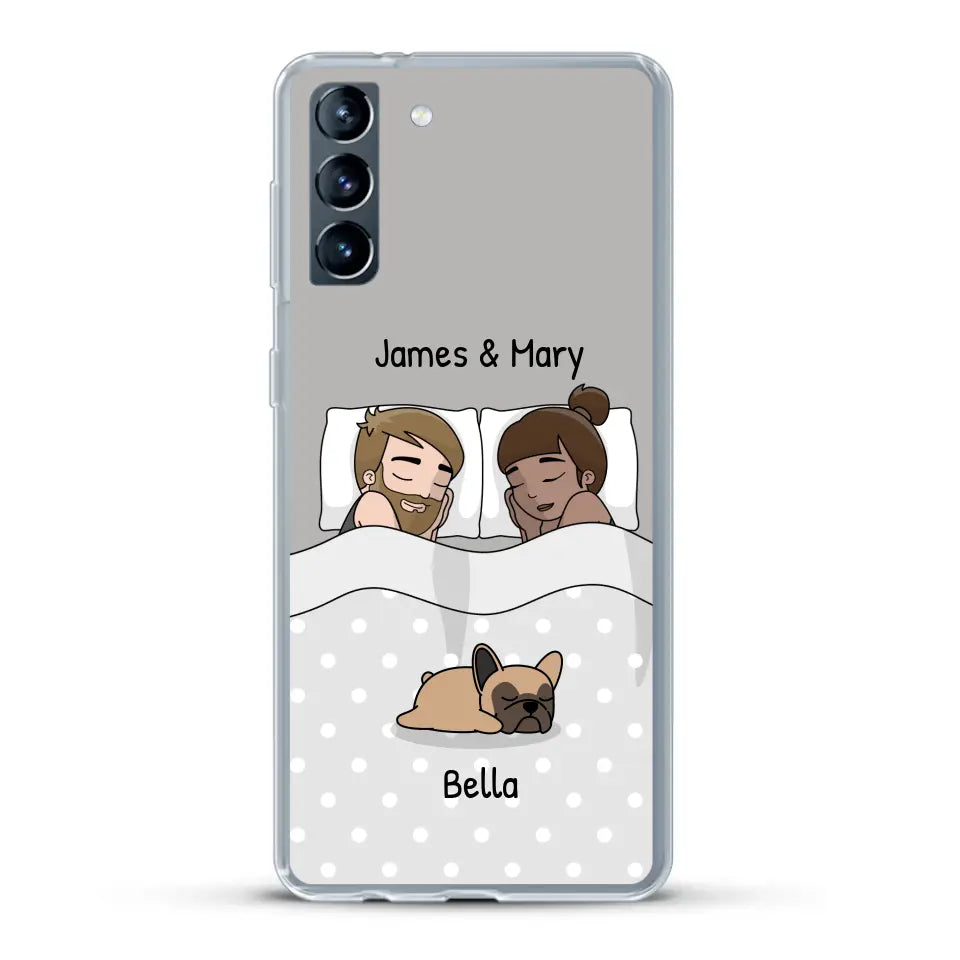 Cuddles with pets - Personalised Phone Case