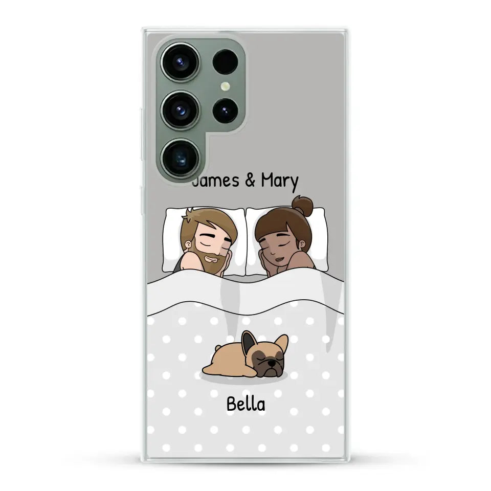 Cuddles with pets - Personalised Phone Case