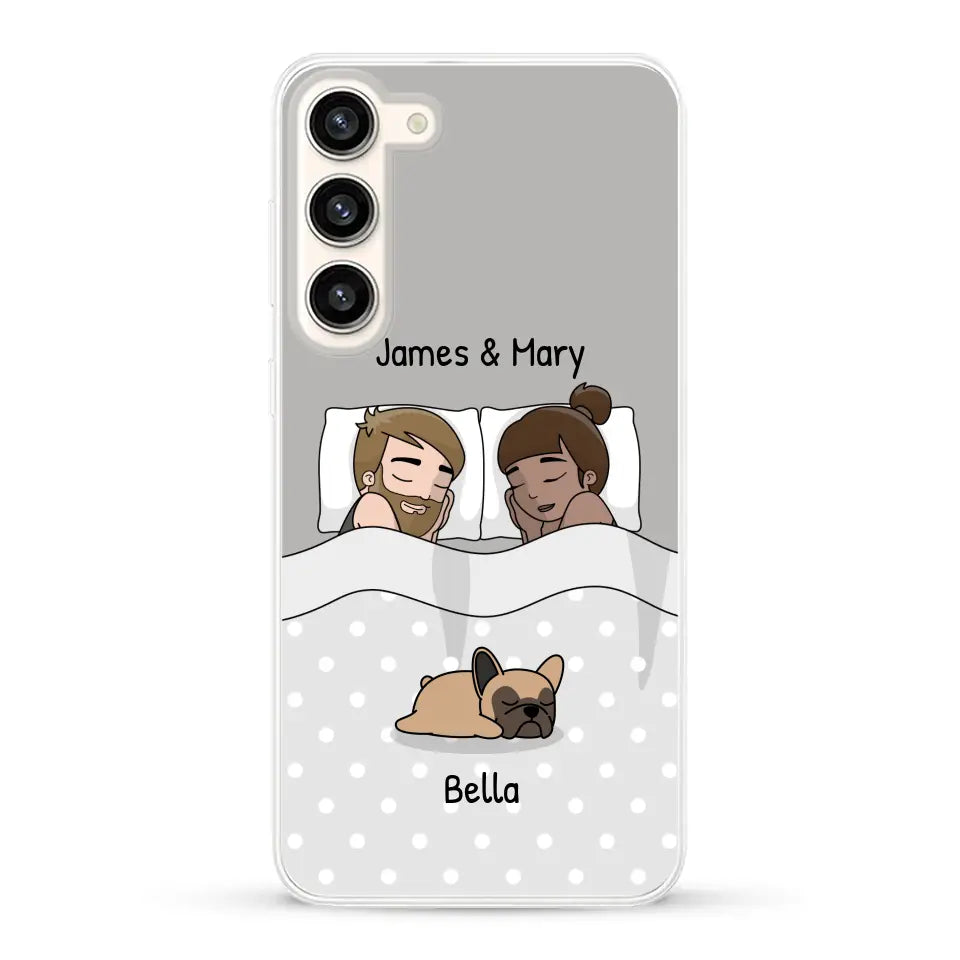 Cuddles with pets - Personalised Phone Case