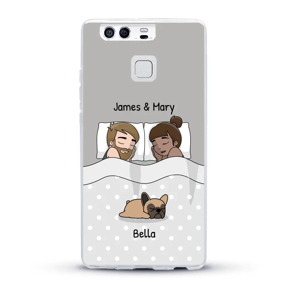 Cuddles with pets - Personalised Phone Case