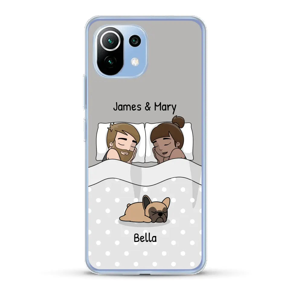 Cuddles with pets - Personalised Phone Case