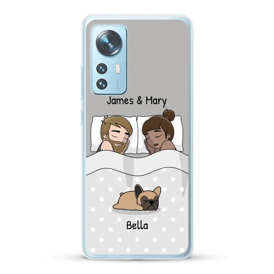 Cuddles with pets - Personalised Phone Case