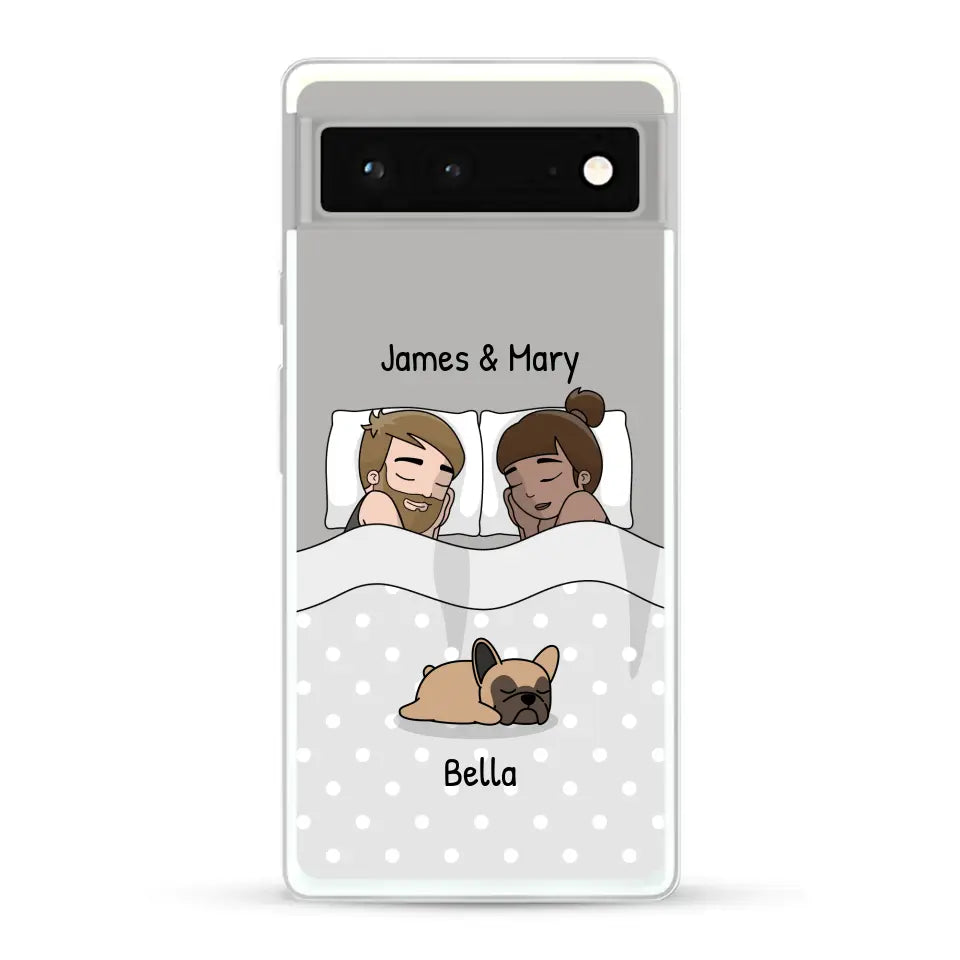 Cuddles with pets - Personalised Phone Case