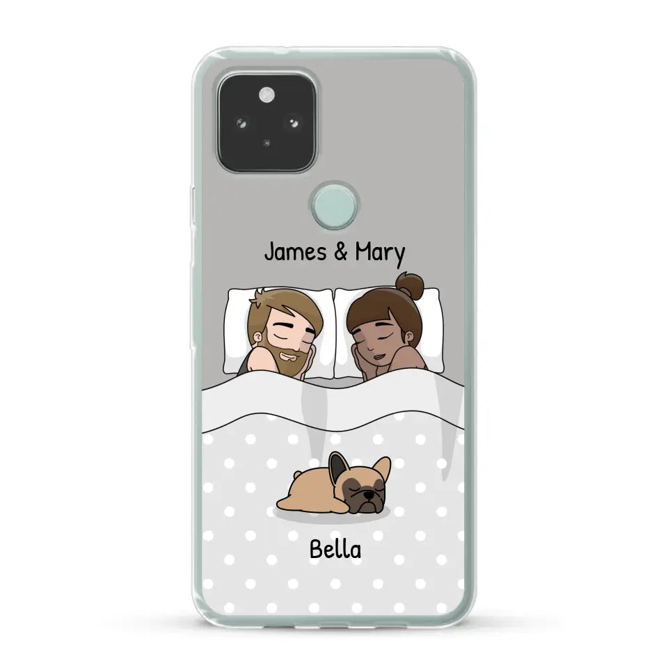 Cuddles with pets - Personalised Phone Case