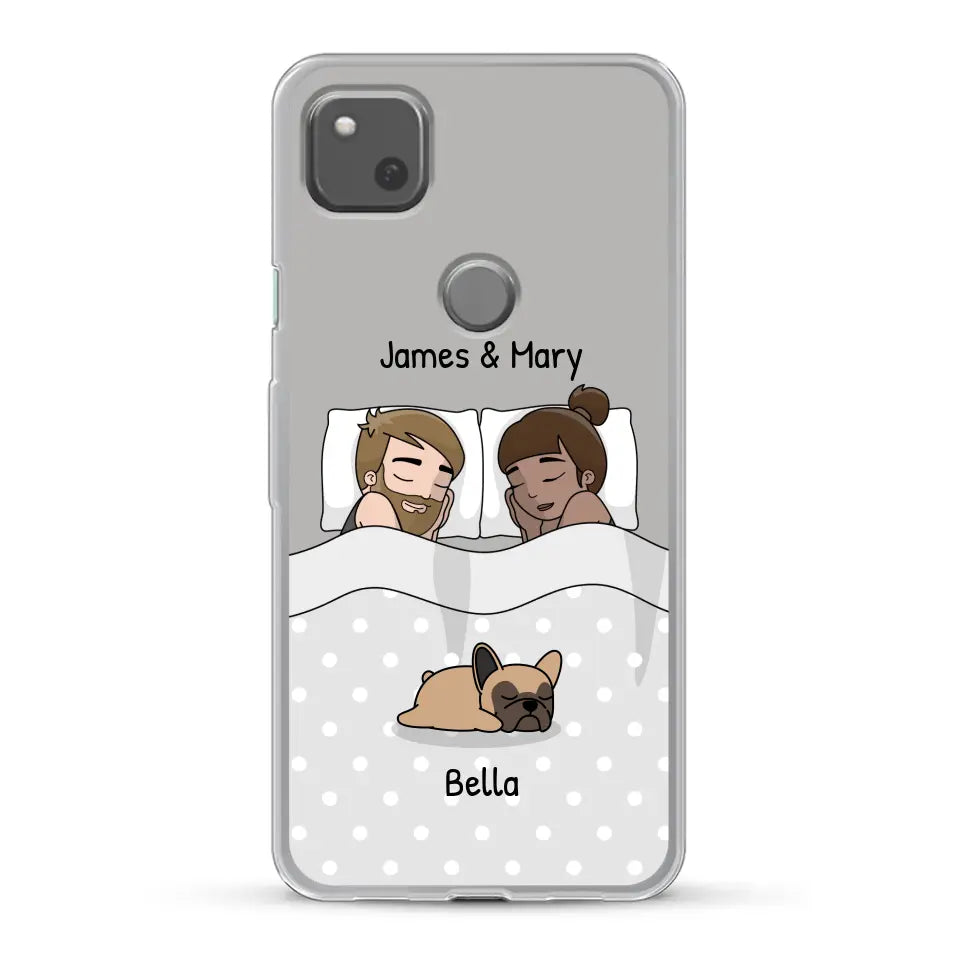 Cuddles with pets - Personalised Phone Case