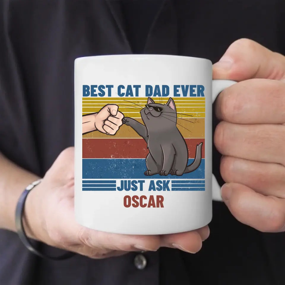 Best cat dad ever - Personalised Mug