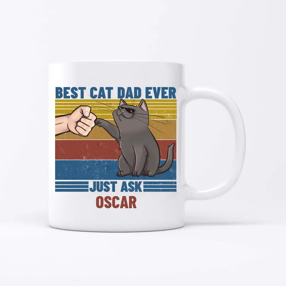 Best cat dad ever - Personalised mug