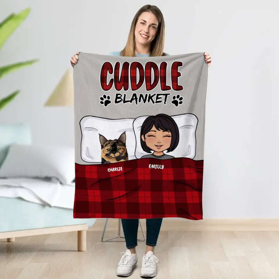 Cuddle blanket - Personalised blanket