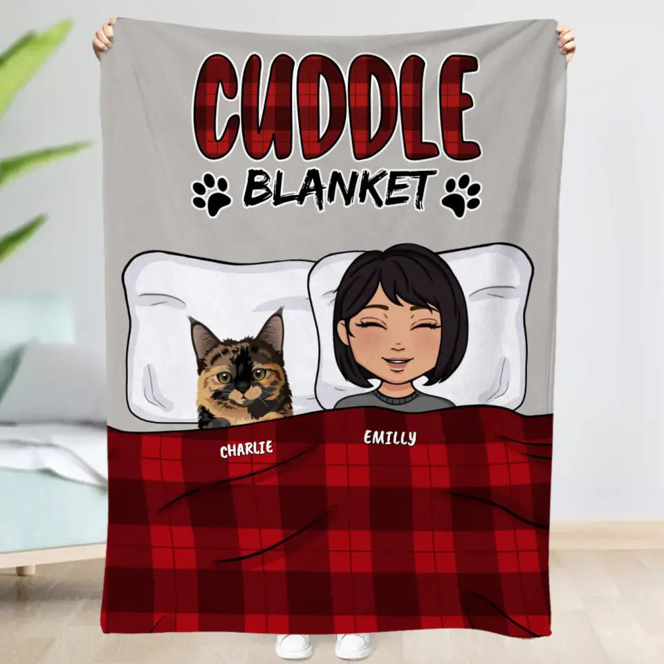 Cuddle blanket - Personalised Blanket