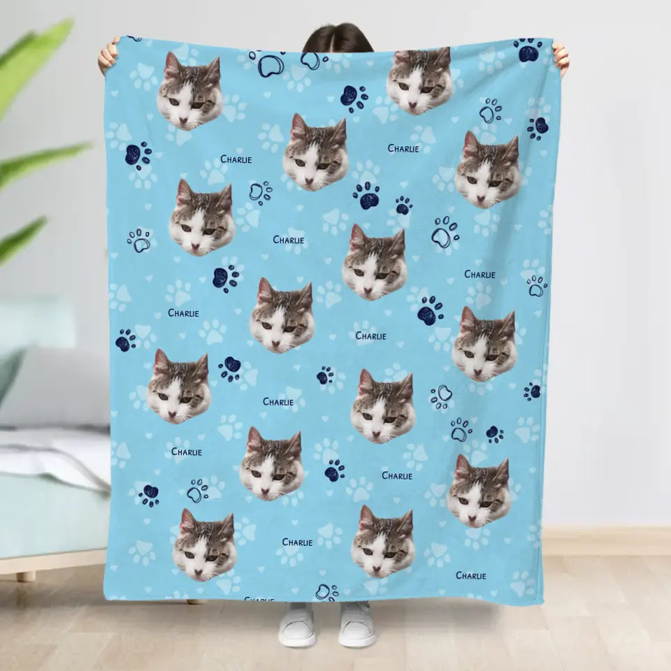 Pet heads - Personalised blanket