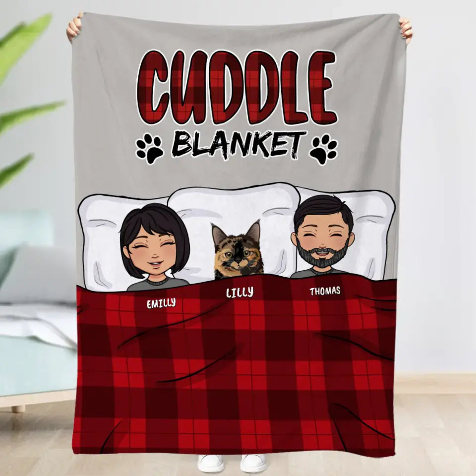 Cuddle blanket (Couple) - Personalised blanket