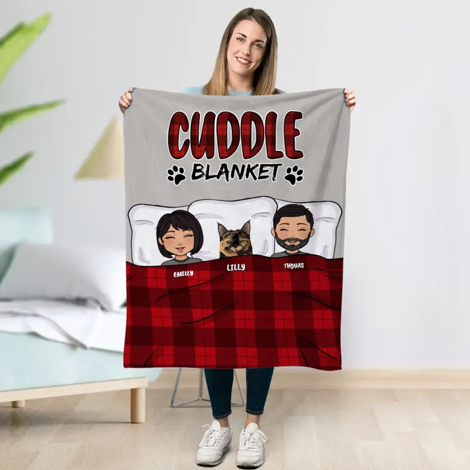 Cuddle blanket (Couple) - Personalised blanket