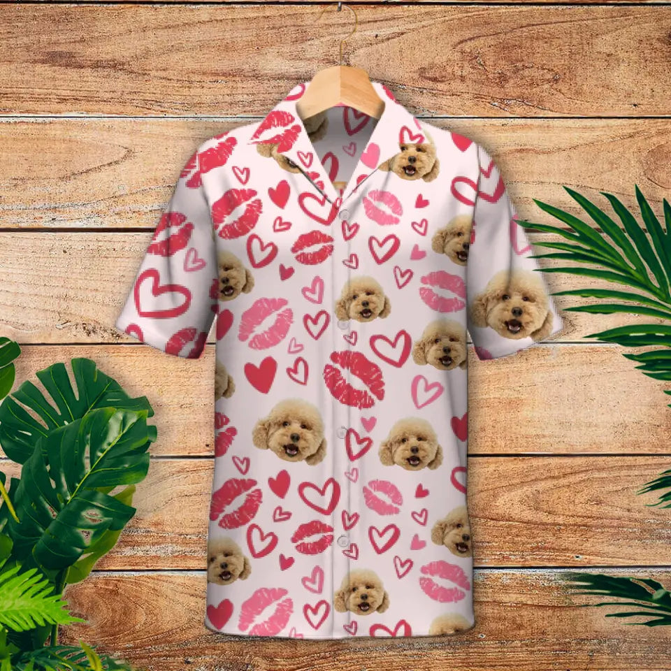 1000 Kisses - Personalised hawaiian shirt