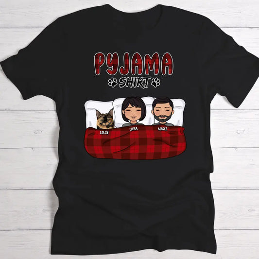 My pyjama shirt (couple) - Personalised T-Shirt